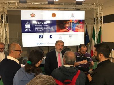 GENOVA DET 2018 - Conferenza stampa di presentazione del convegno “Genova DET – Il doppio volto della tecnologia”.