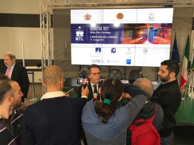 GENOVA DET 2018 - Conferenza stampa di presentazione del convegno “Genova DET – Il doppio volto della tecnologia”.
